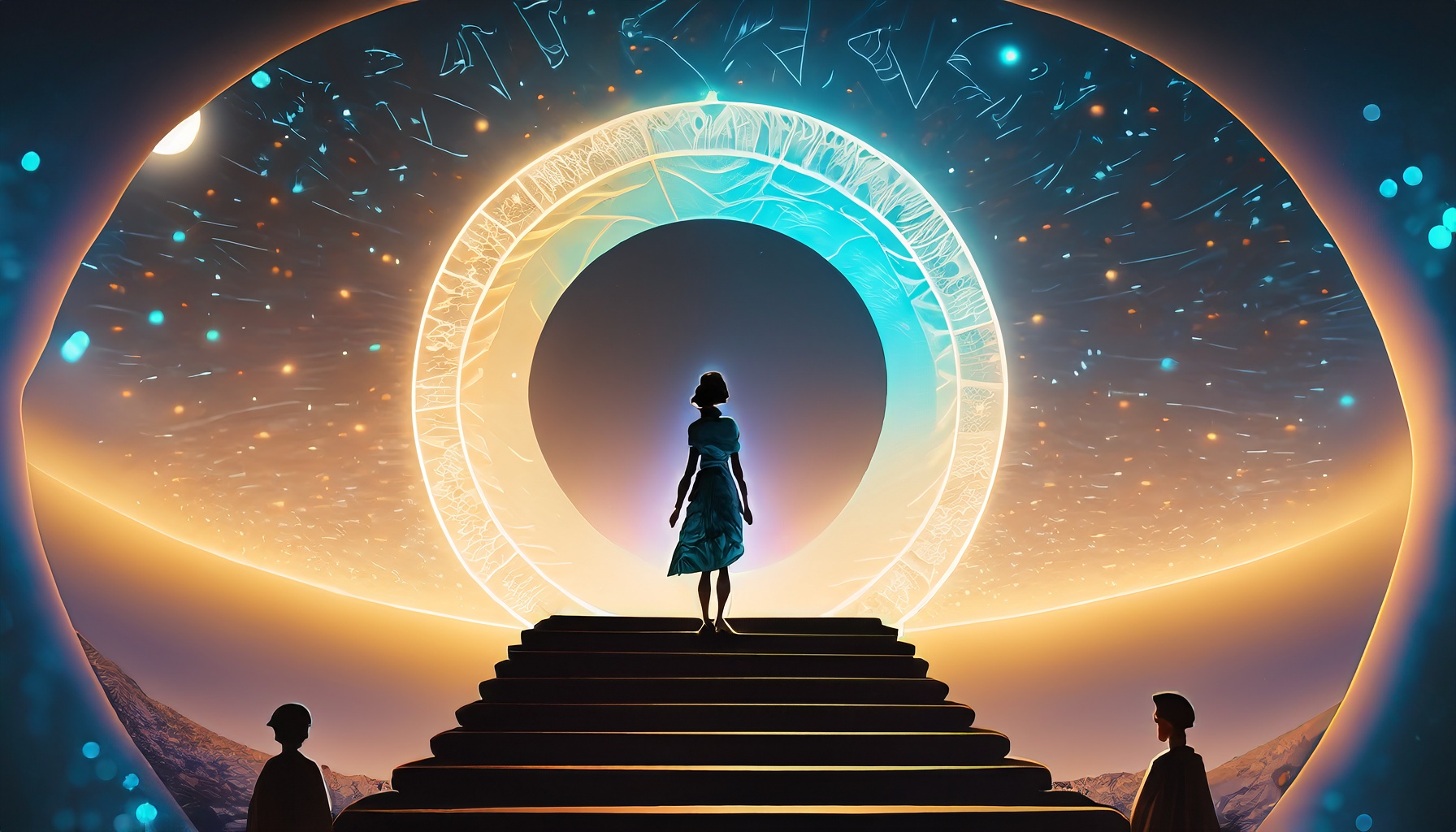 16 Firefly one person Standing on the stairs of a circular path to self-actualization and enlightenment (8).jpg